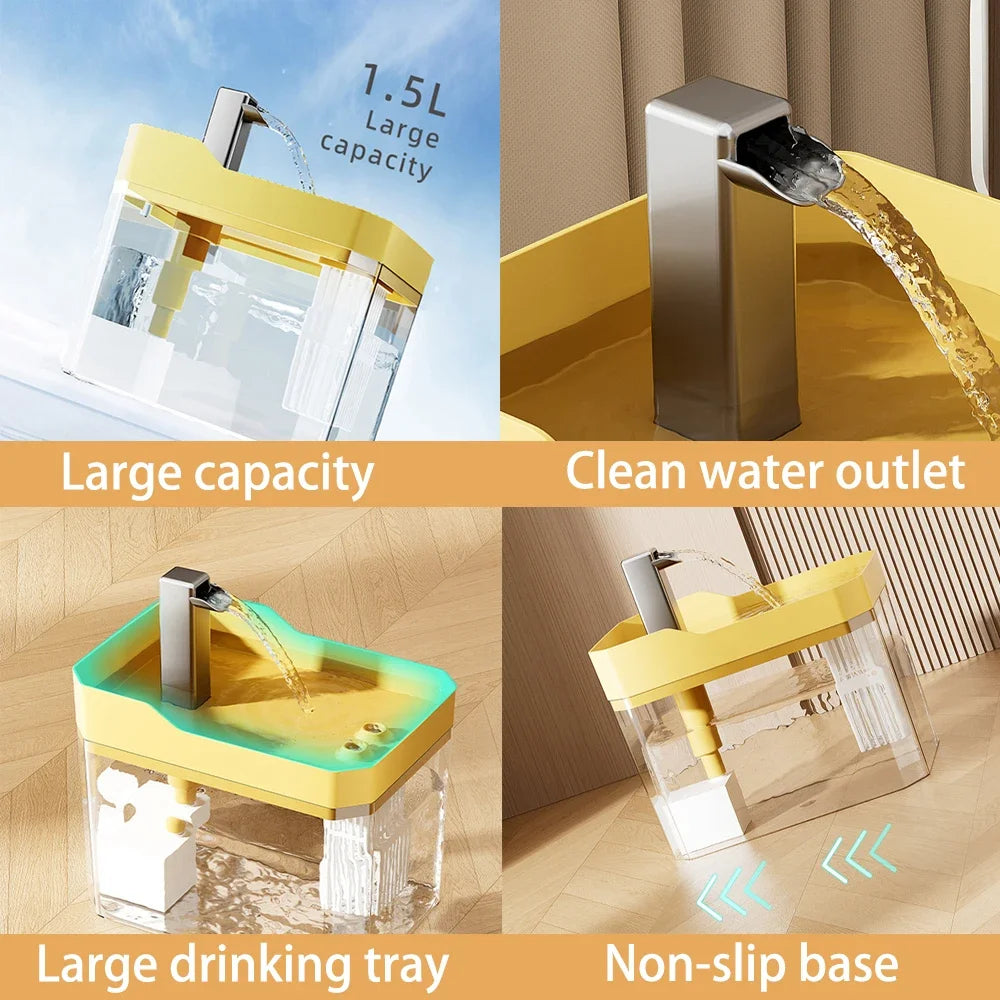 Cat Water Fountain With Auto Filter