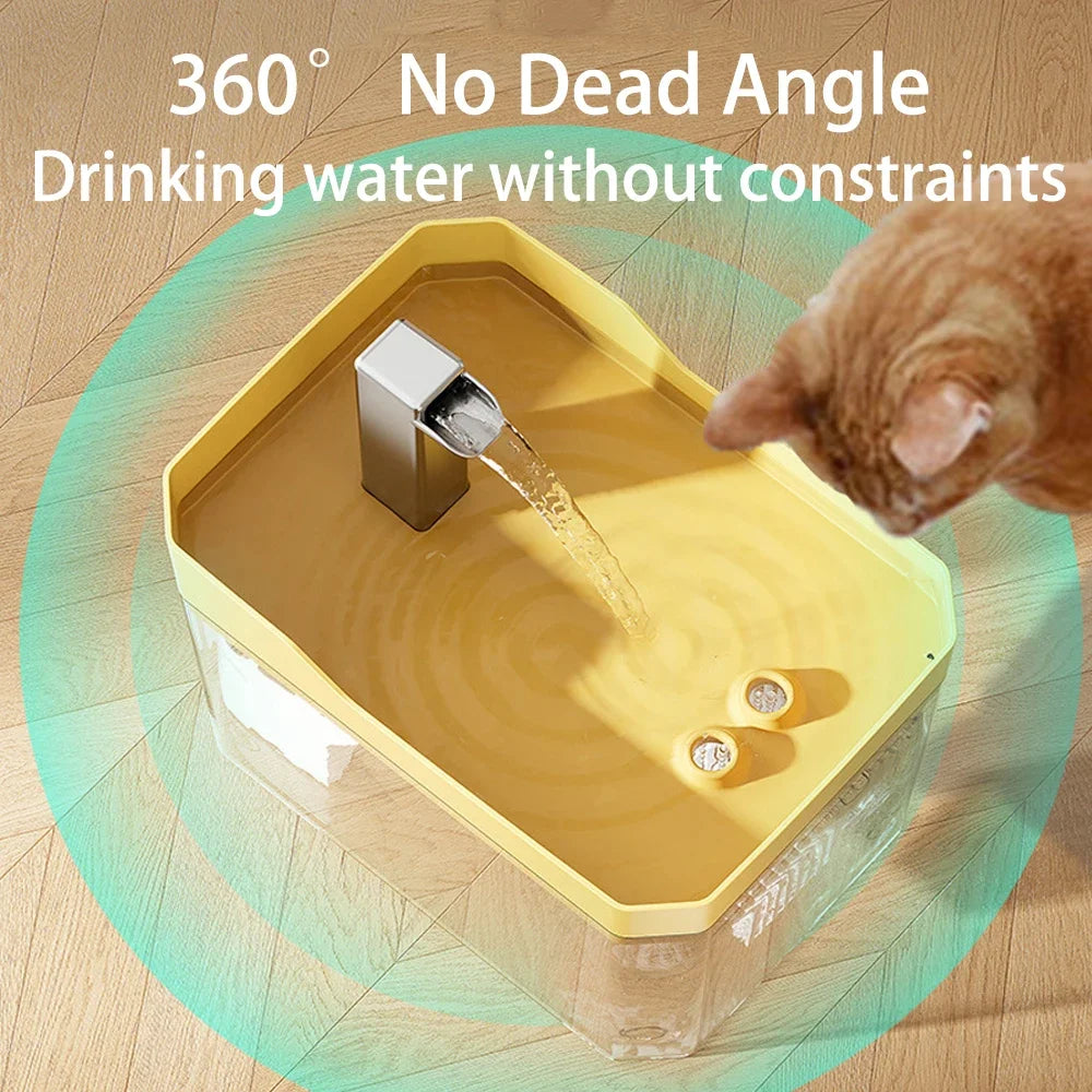 Cat Water Fountain With Auto Filter