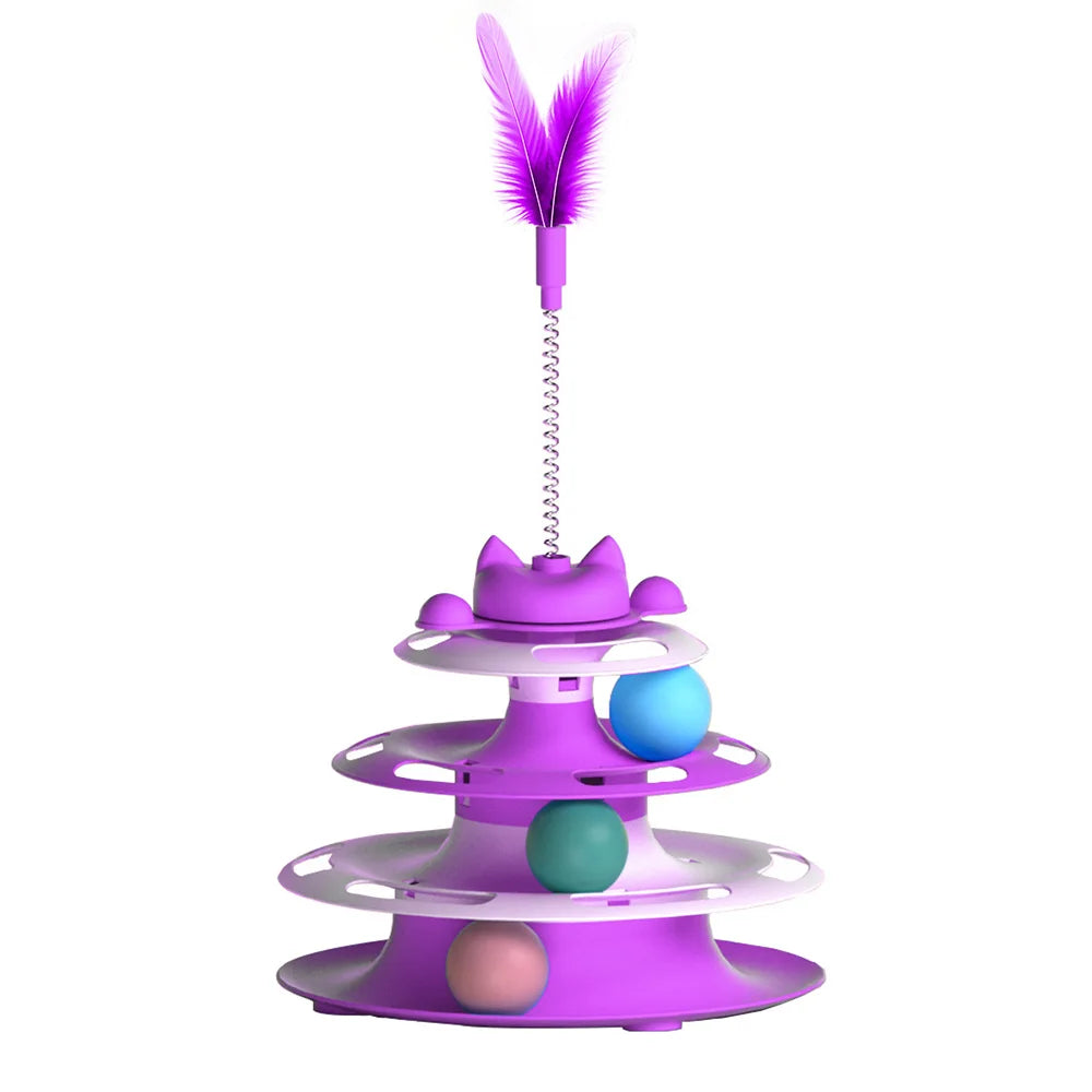 Interactive Trackball Cat Toy