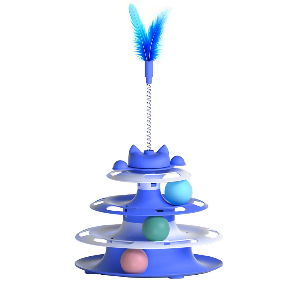 Interactive Trackball Cat Toy