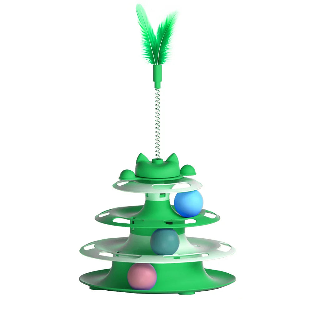 Interactive Trackball Cat Toy
