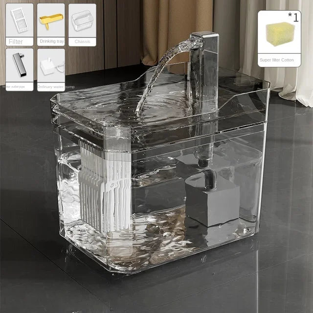 Cat Water Fountain With Auto Filter