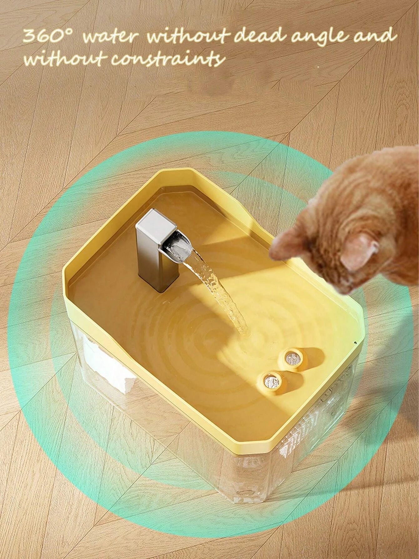 Cat Water Fountain With Auto Filter